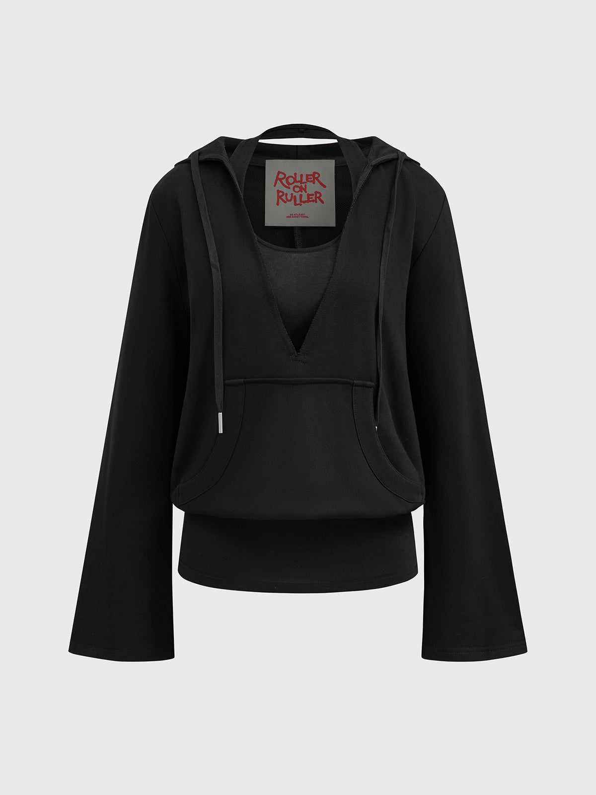 Silent Warm-Up Hoodie – Noir Black