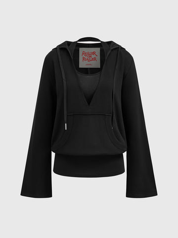 Silent Warm-Up Hoodie – Noir Black