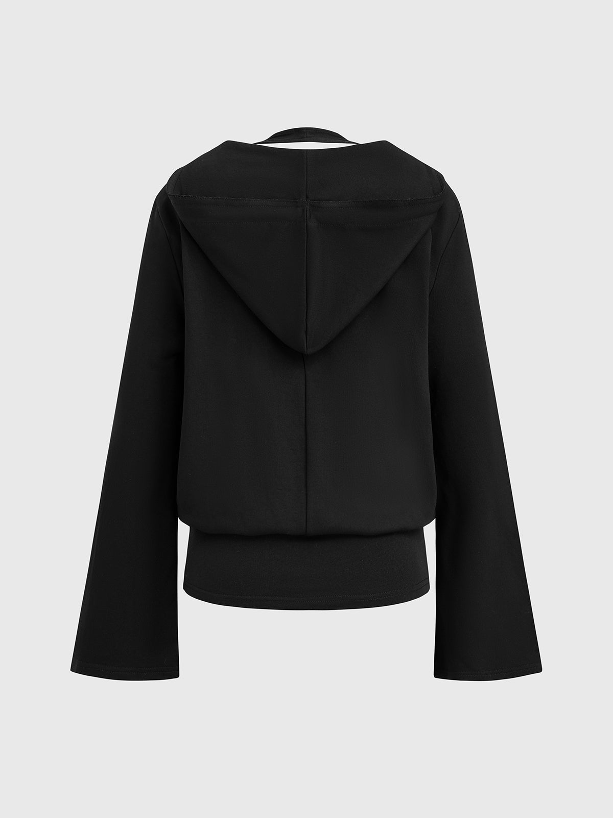 Silent Warm-Up Hoodie – Noir Black