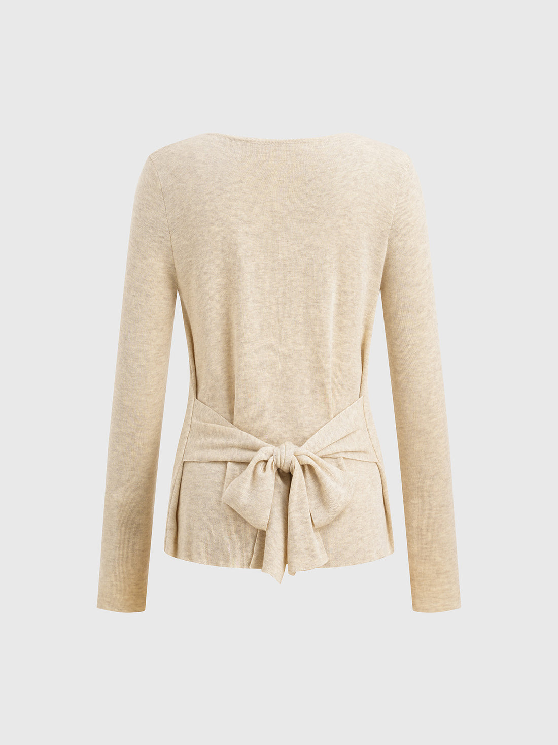 Tender Trace Knit Top – Cream Sand