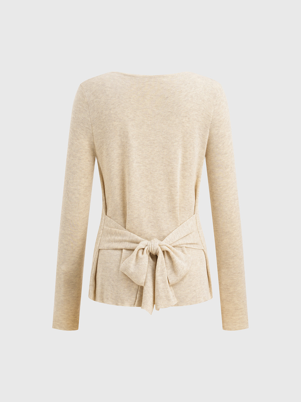 Tender Trace Knit Top – Cream Sand