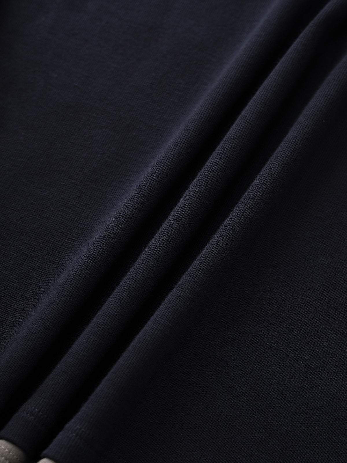 Split Mood Faux Layer Tee – Navy Red