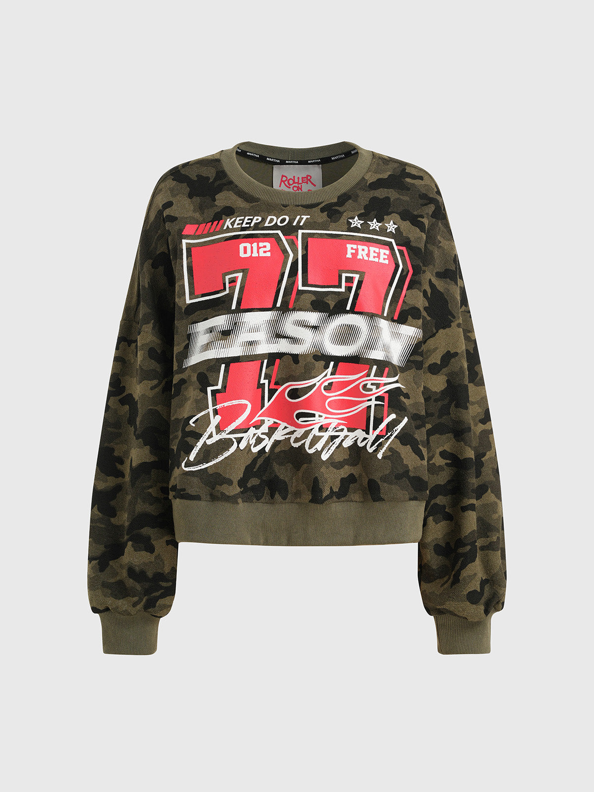Detention Squad Sweatshirt – Camo Green
