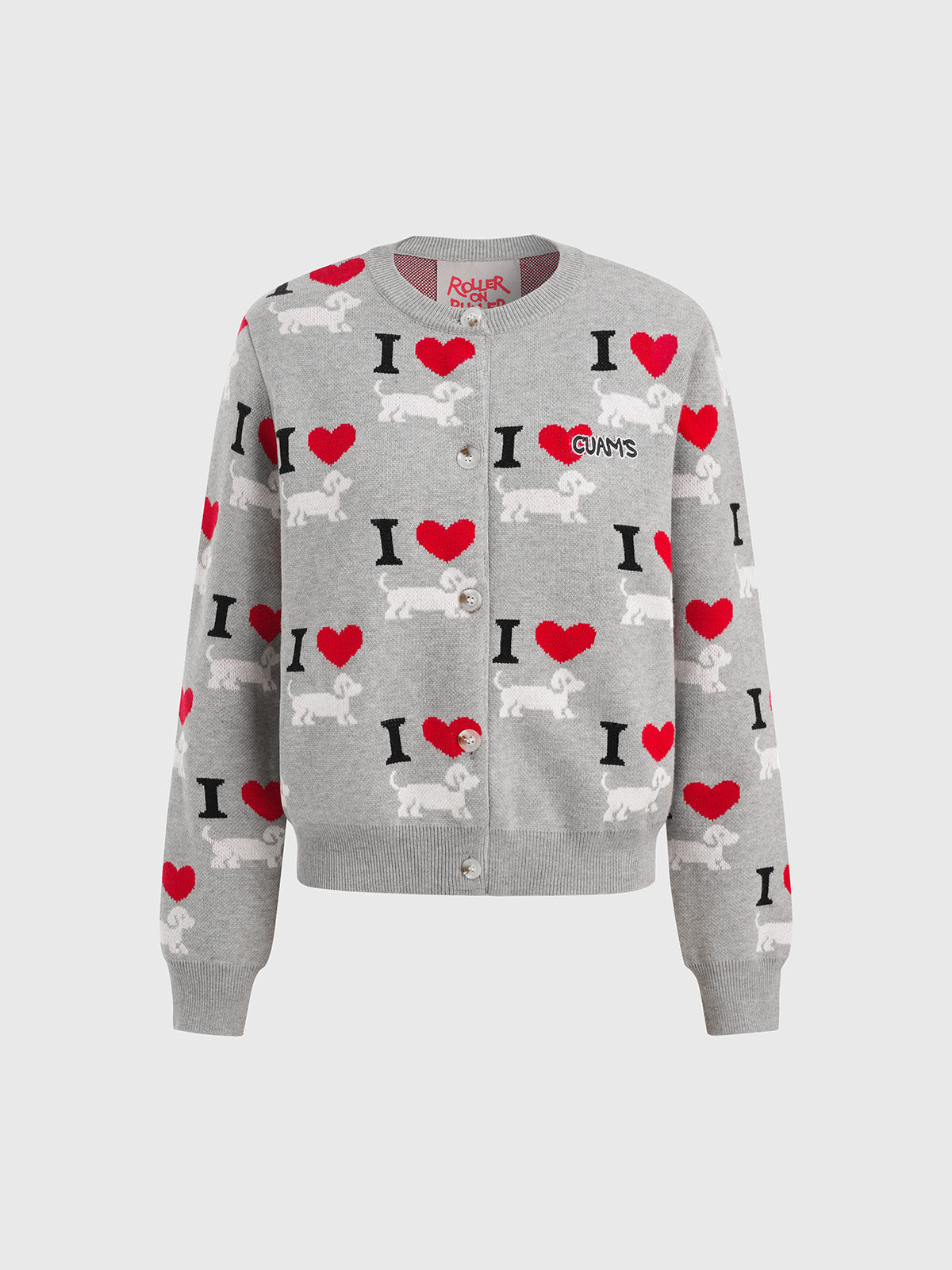 Rom-Com Core Sweater – Light Grey