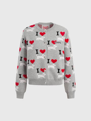 Rom-Com Core Sweater – Light Grey