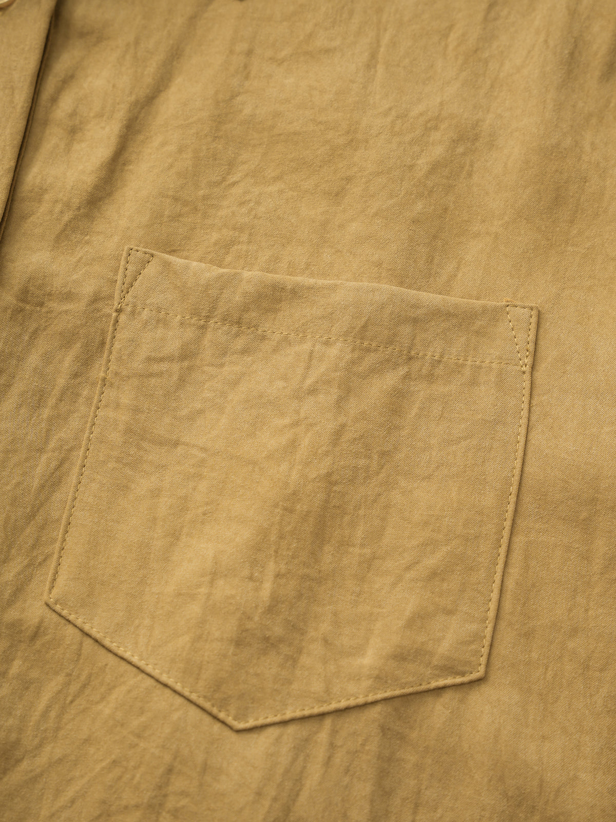 Golden Divide Panel Shirt – Honey Mustard