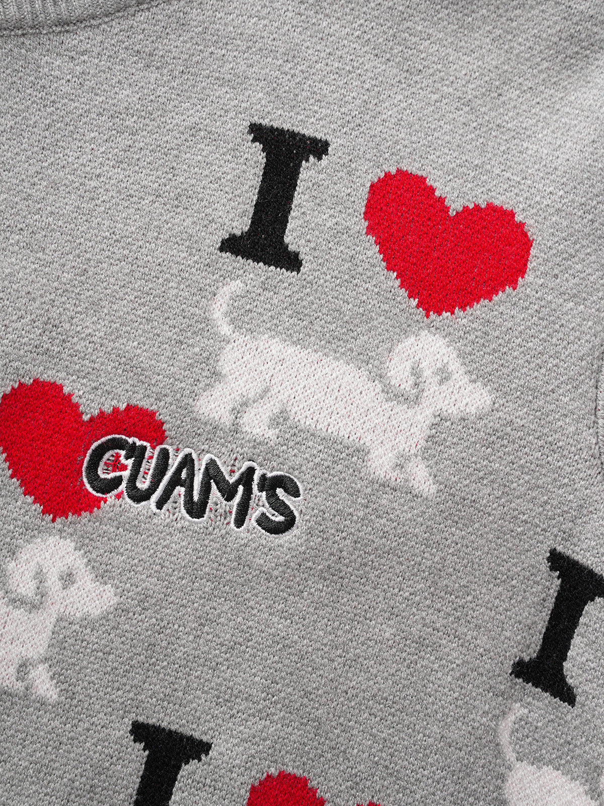 Rom-Com Core Sweater – Light Grey