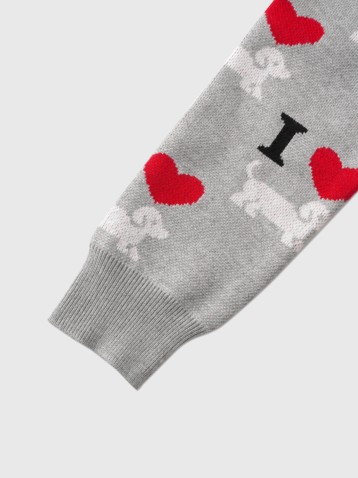Rom-Com Core Sweater – Light Grey