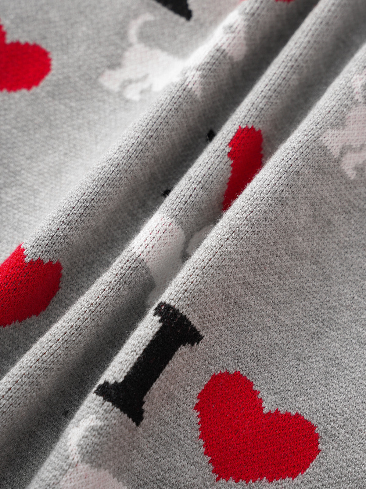 Rom-Com Core Sweater – Light Grey