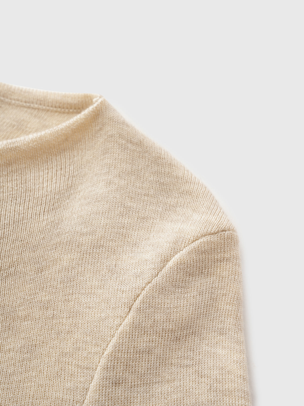Tender Trace Knit Top – Cream Sand