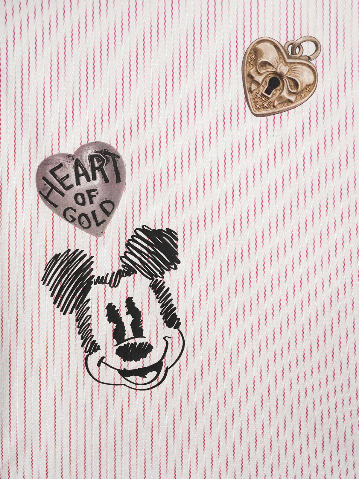Star Buddy Satin Shirt - Pearl White