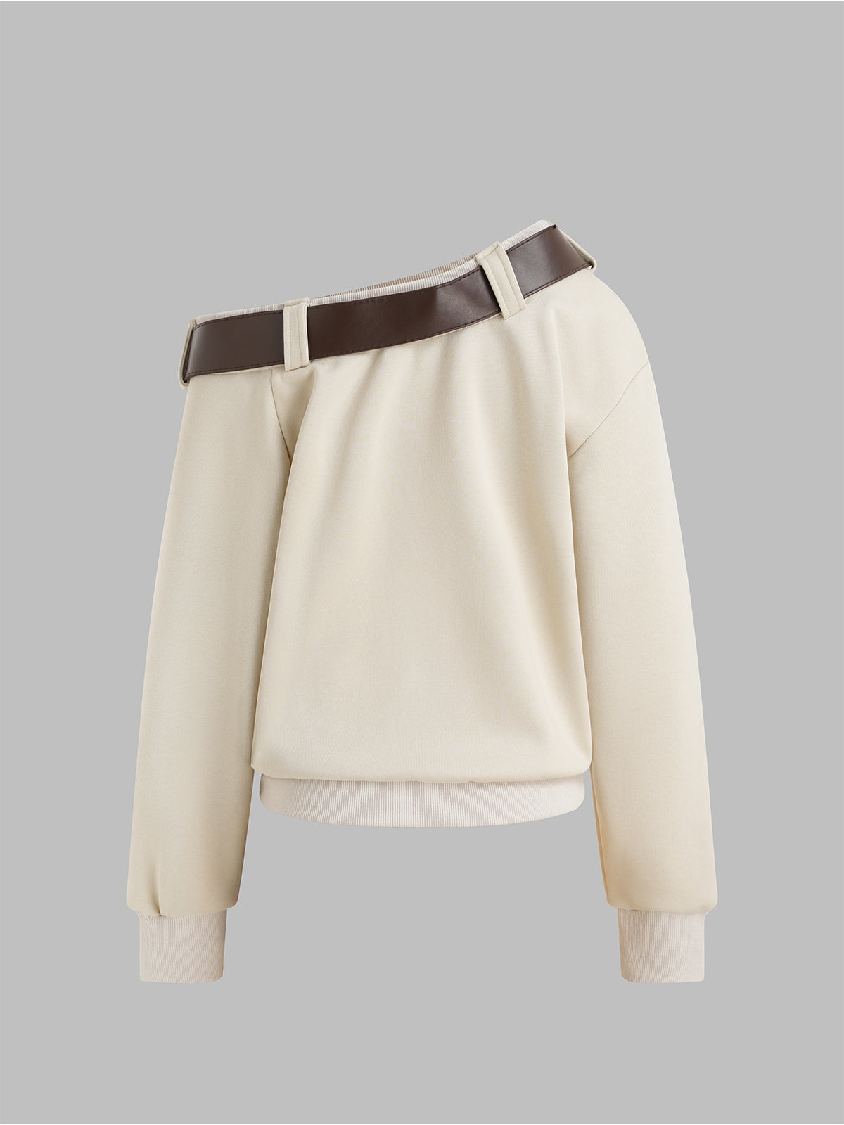 Mild Cross Sweatshirt – Sand Beige