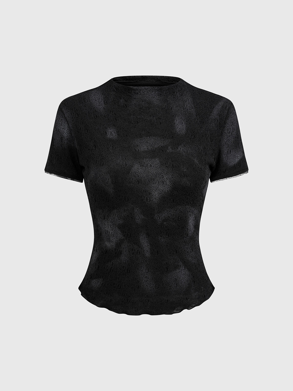 Shadow Frame Tee – Washed Black