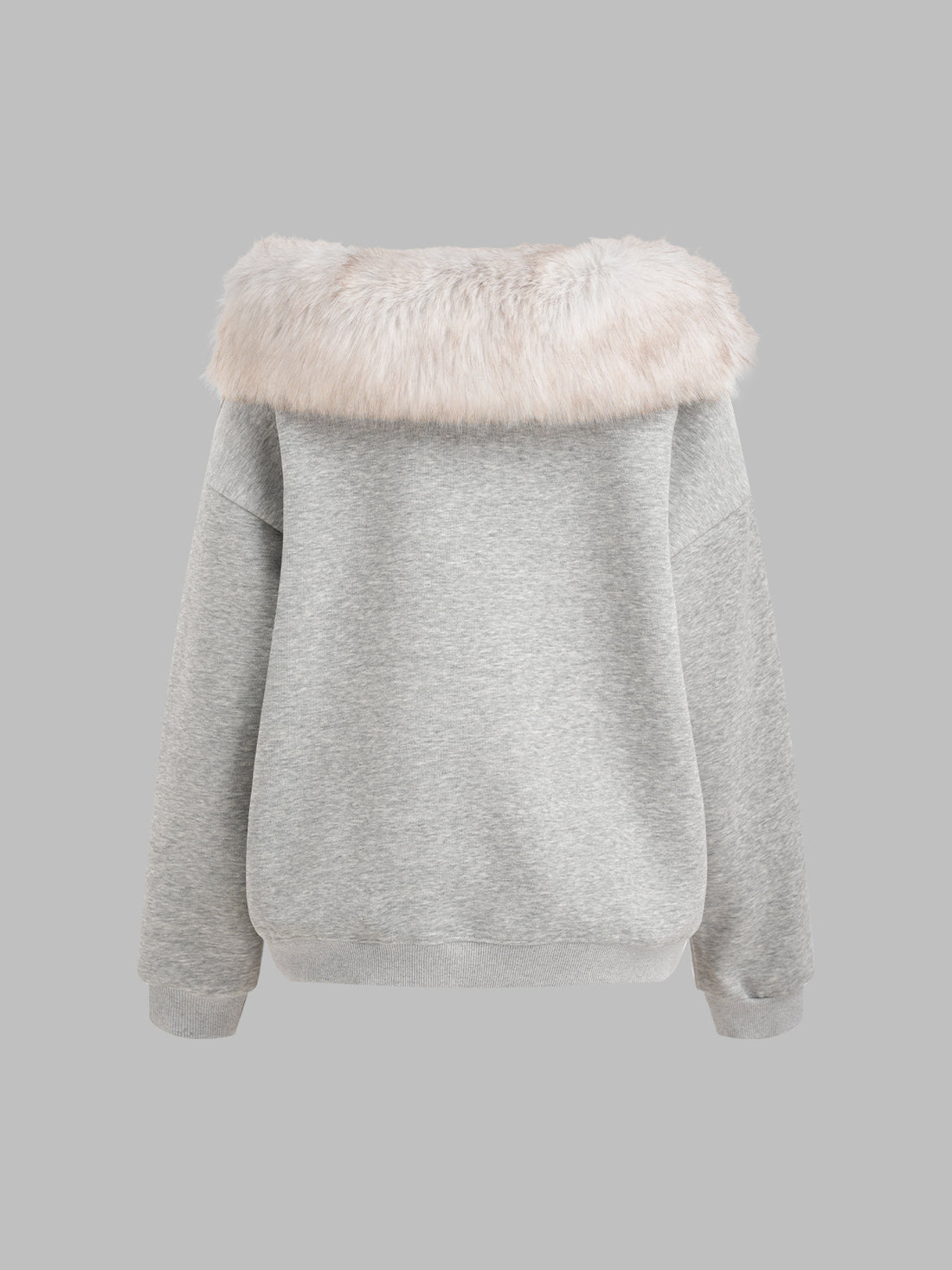 Starfield Off-Shoulder Knit – Mist Grey