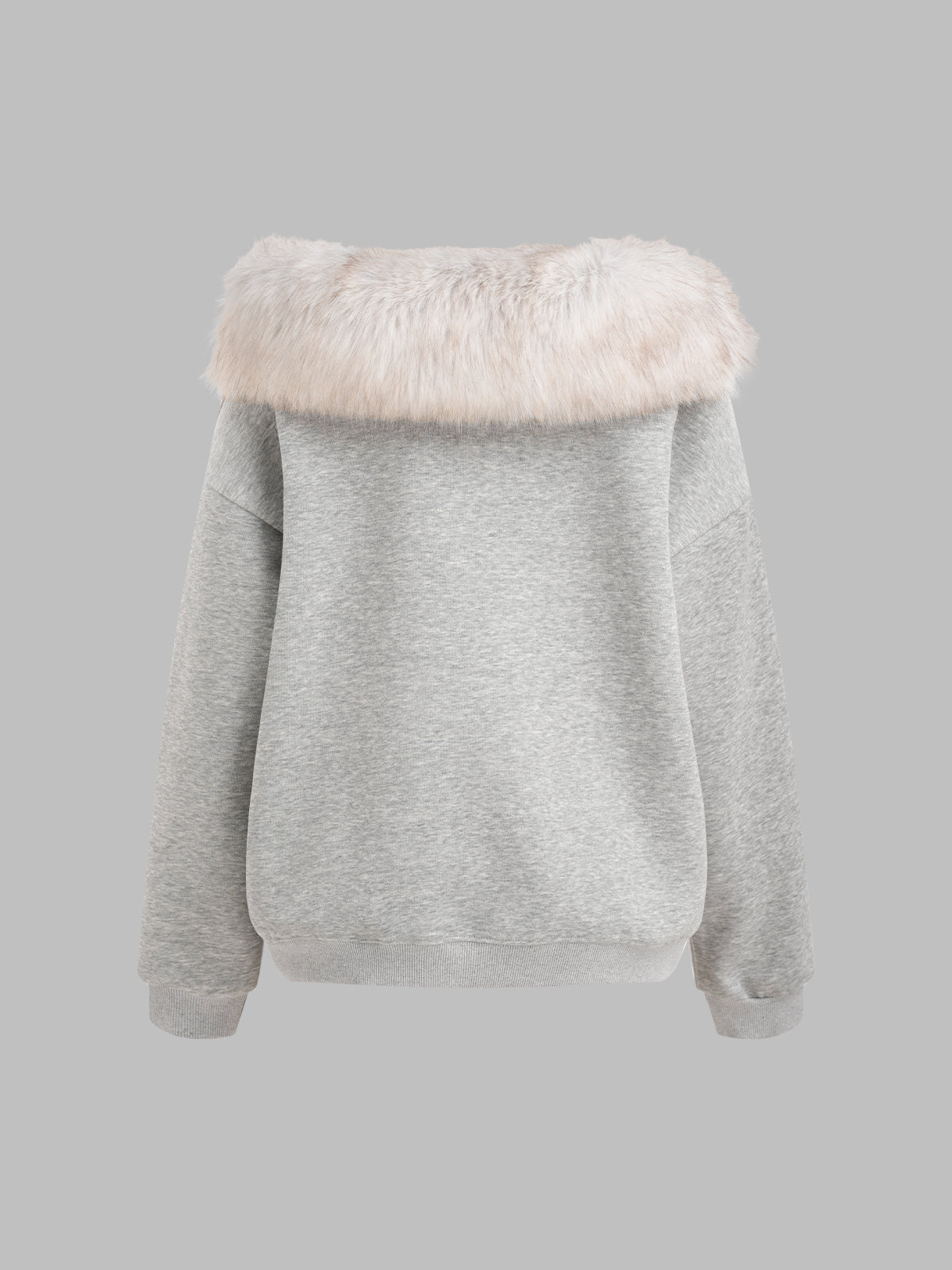 Starfield Off-Shoulder Knit – Mist Grey