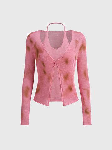 Blush Theory Dual Sleeve Top – Rose Blush