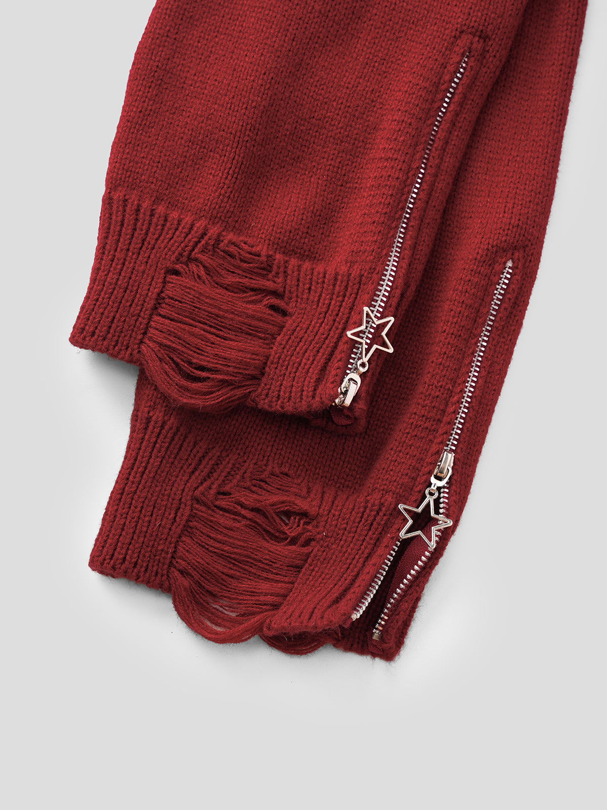 Burning Hour Knit – Rust Red