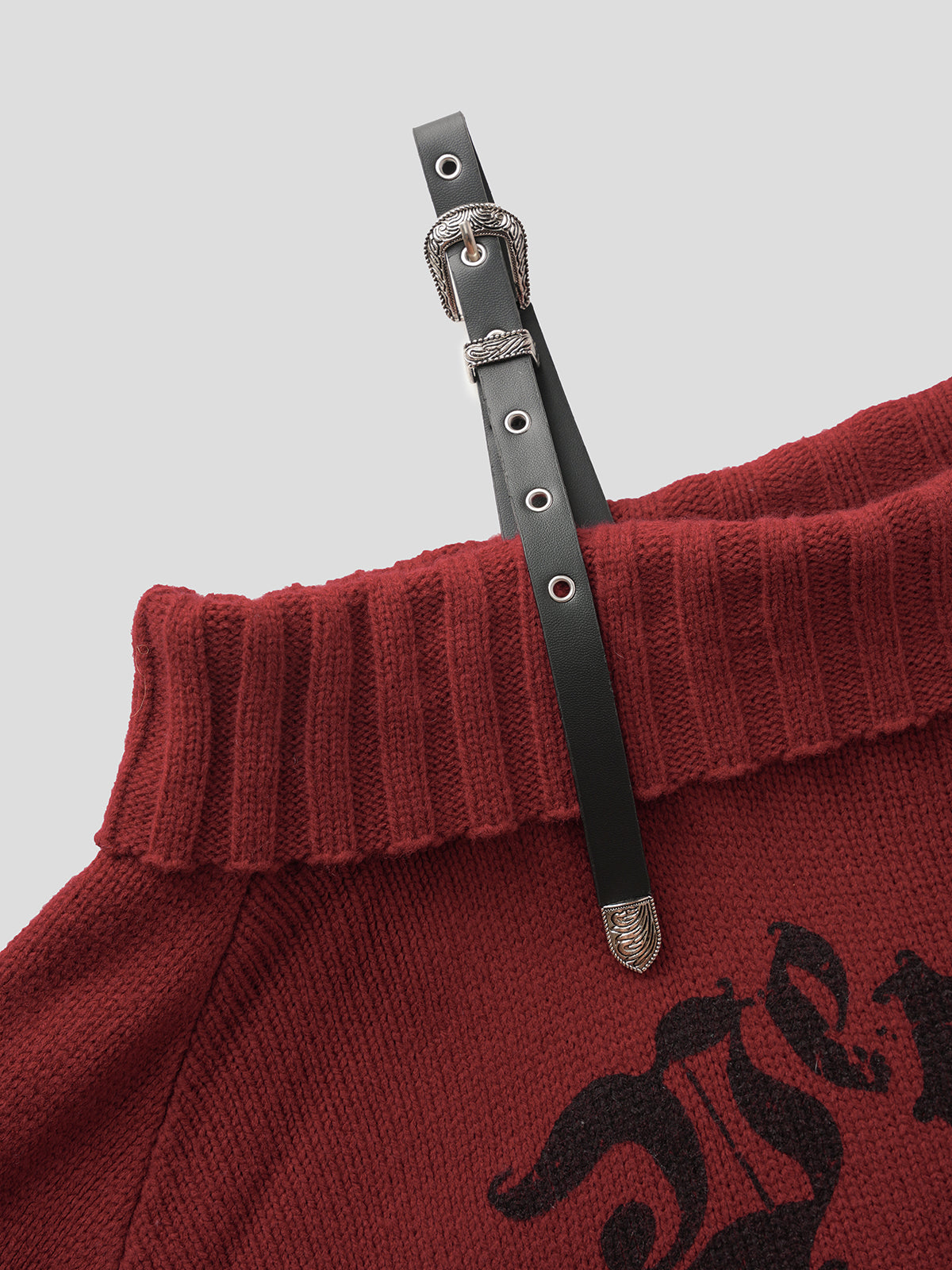 Burning Hour Knit – Rust Red