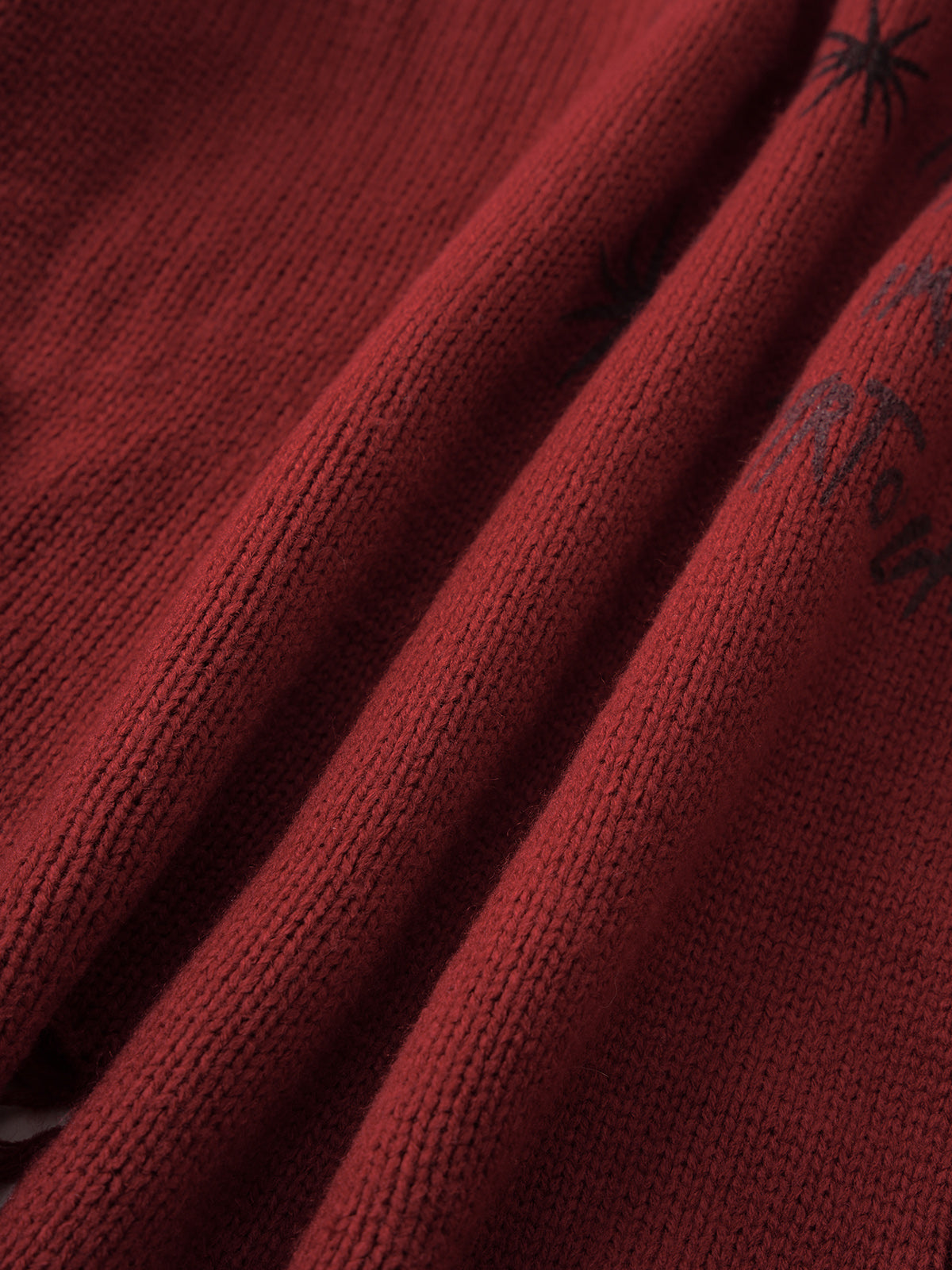 Burning Hour Knit – Rust Red