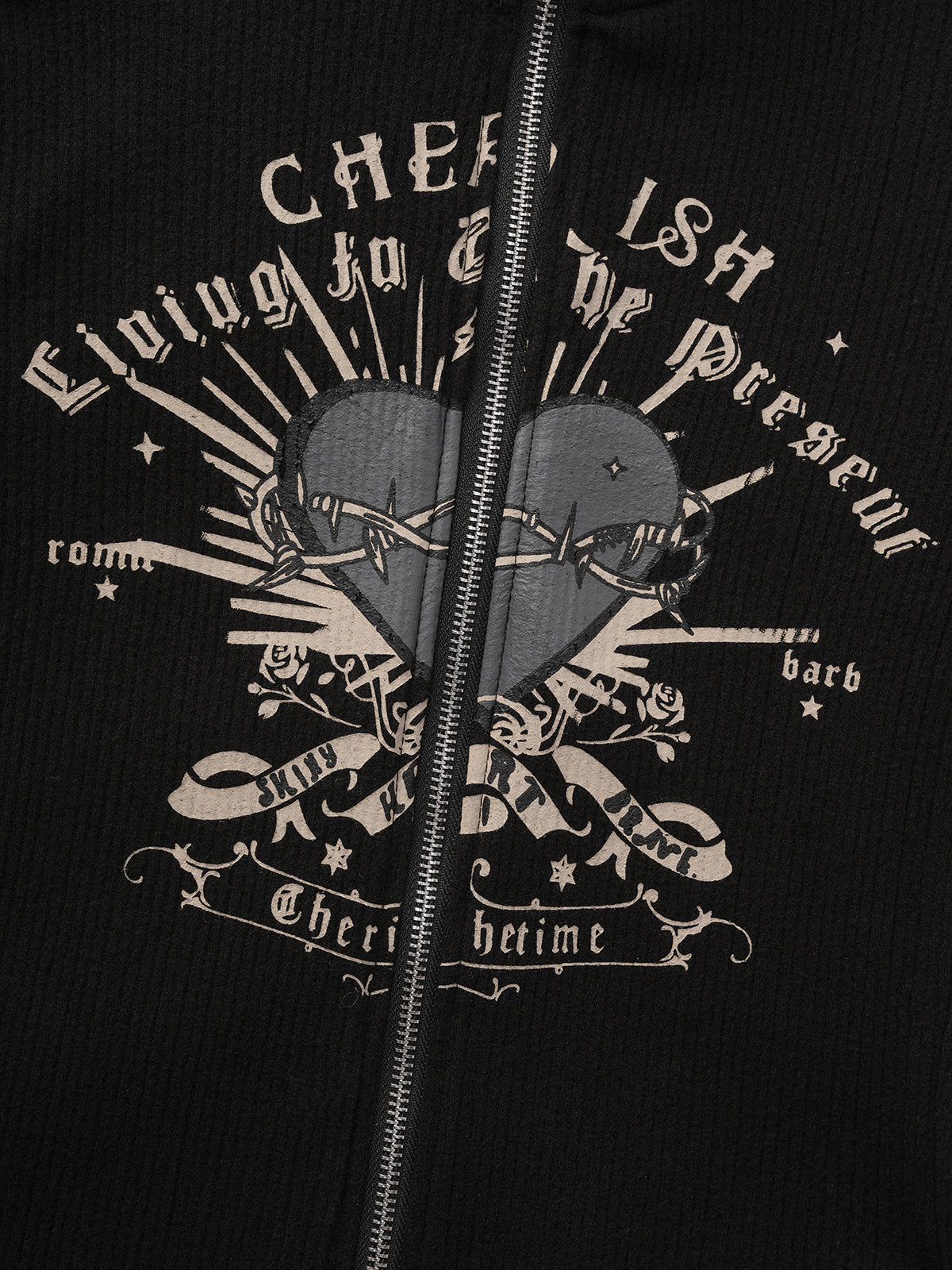 Cherish Dawn Knit Coat – Noir Black