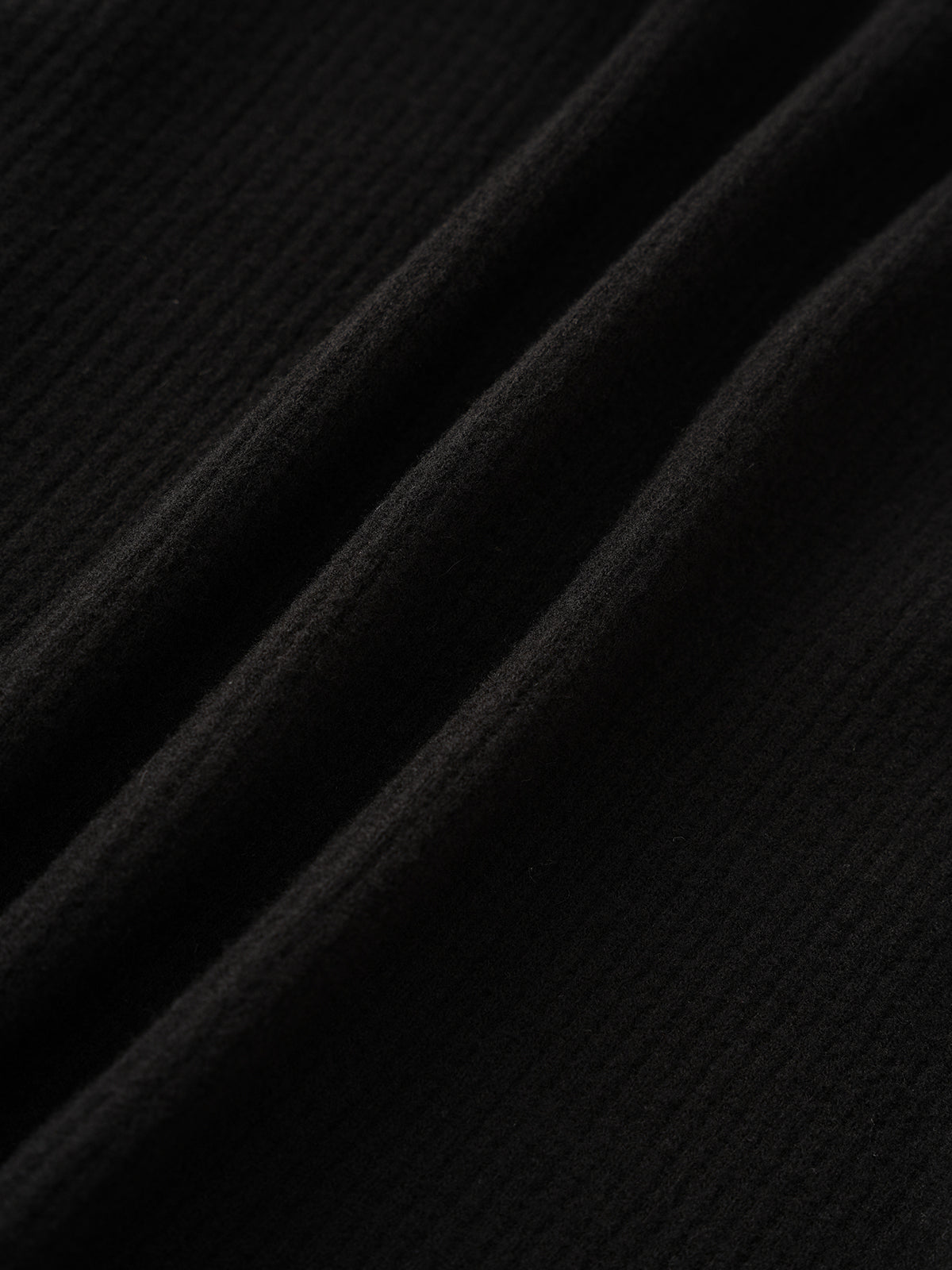Cherish Dawn Knit Coat – Noir Black