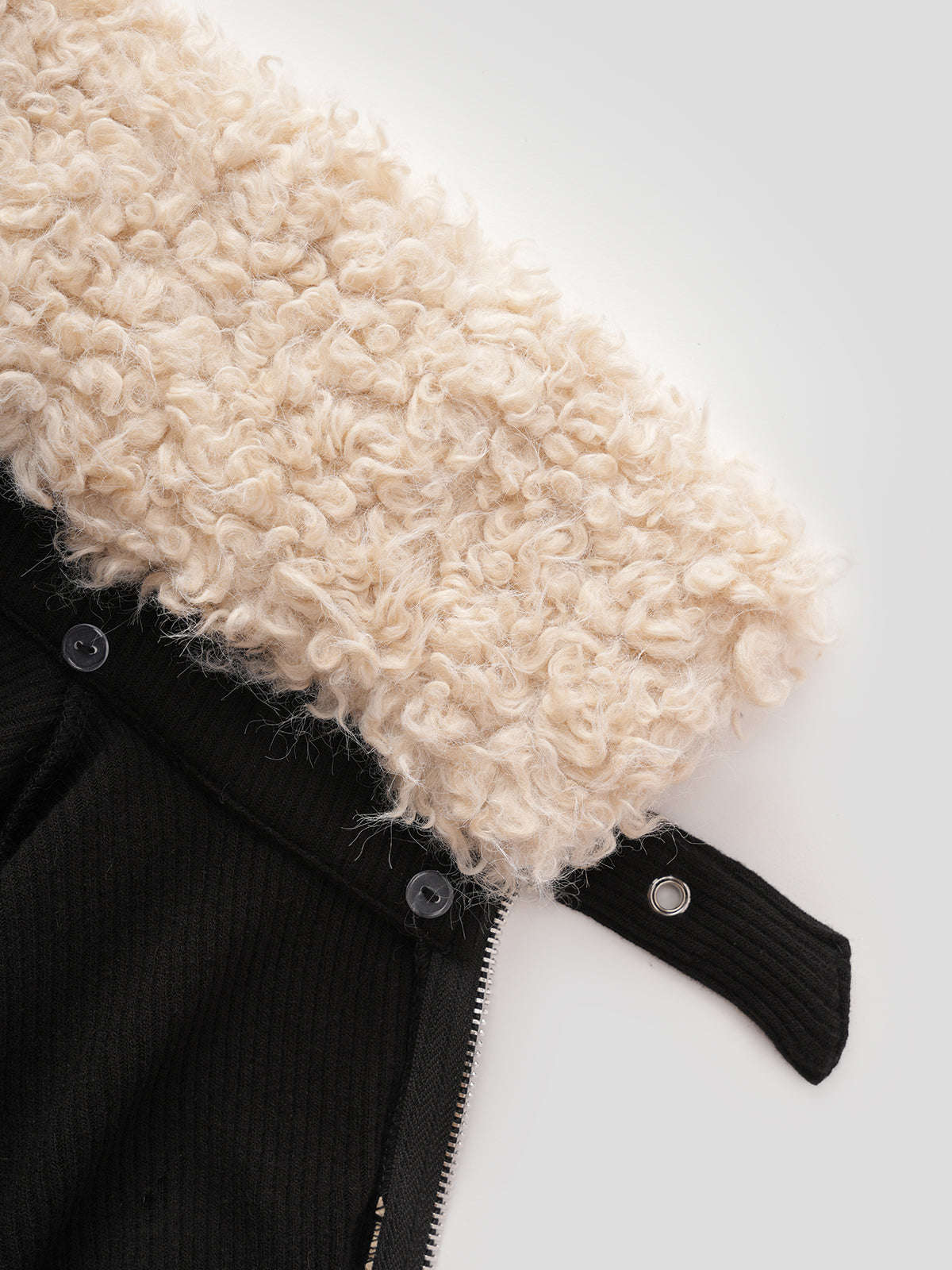 Cherish Dawn Knit Coat – Noir Black
