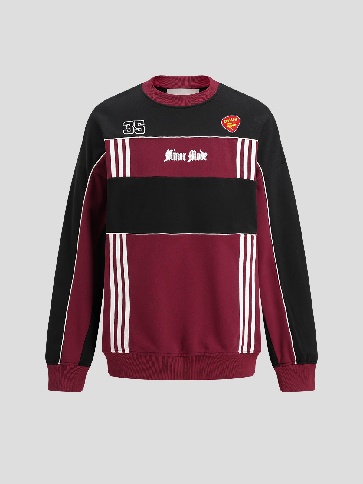 Winning Line Sweatshirt - Burgundy Mix