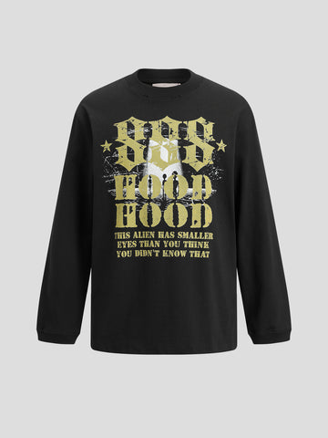 Golden Mood Sweatshirt - Black Gold