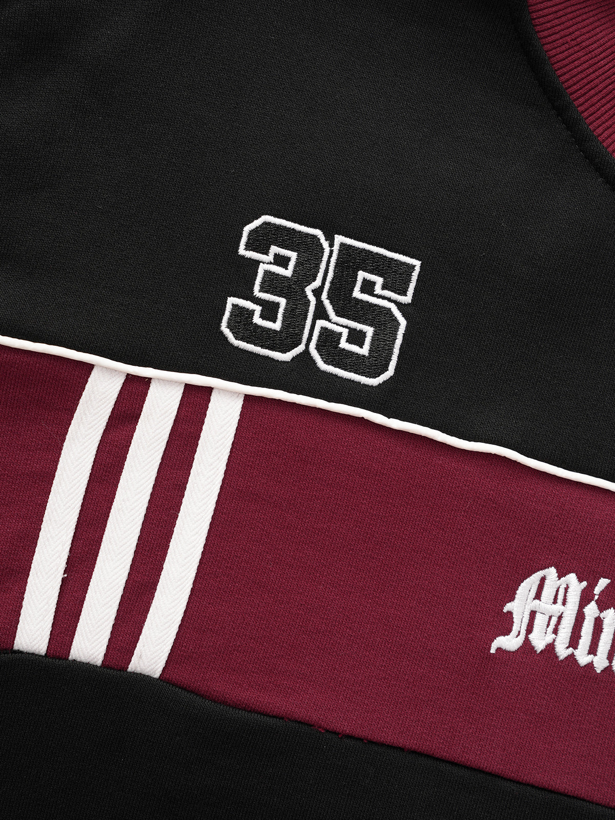 Winning Line Sweatshirt - Burgundy Mix