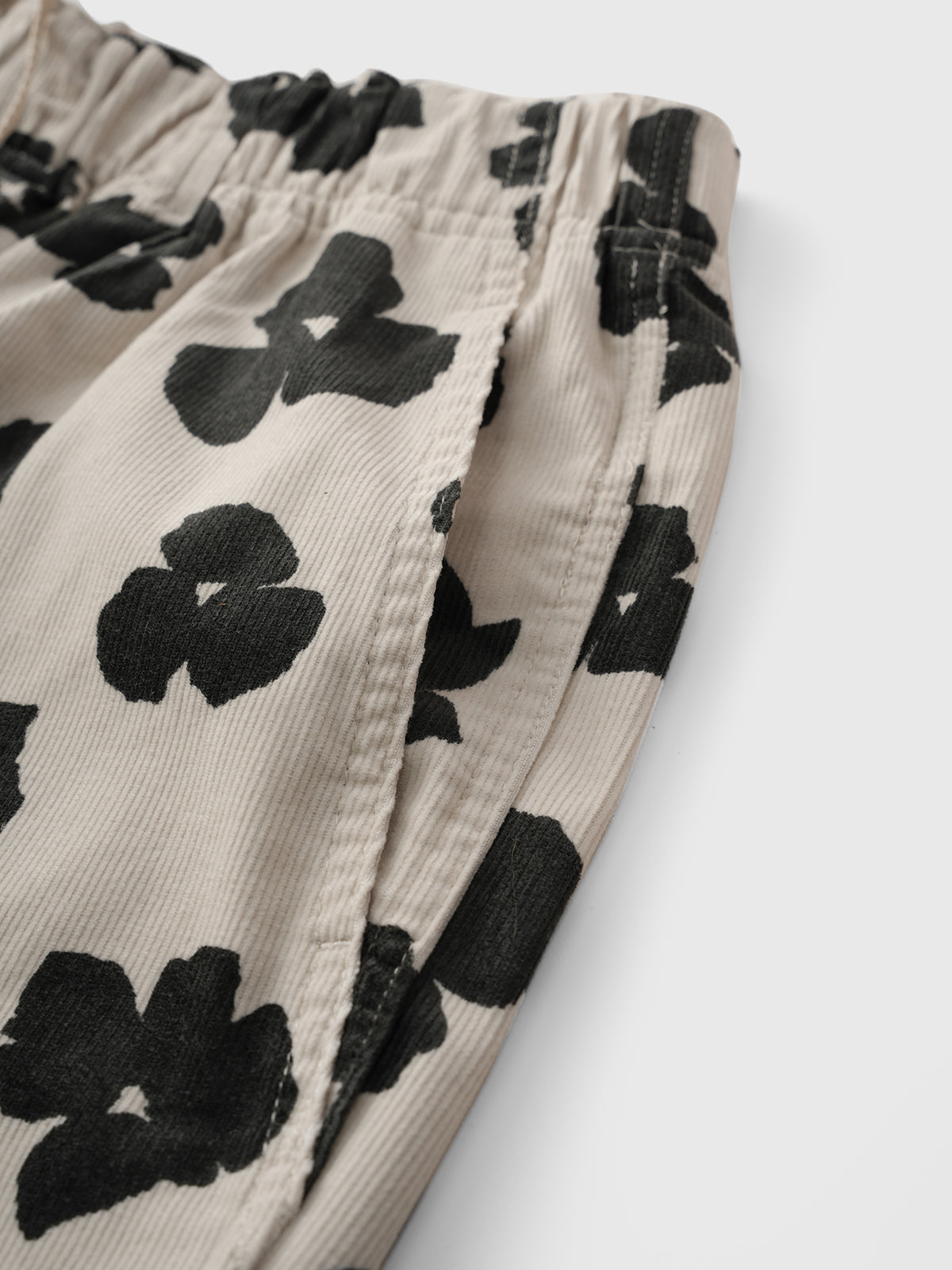 Garden Theory Flared Cargo Pants – Ivory Bloom