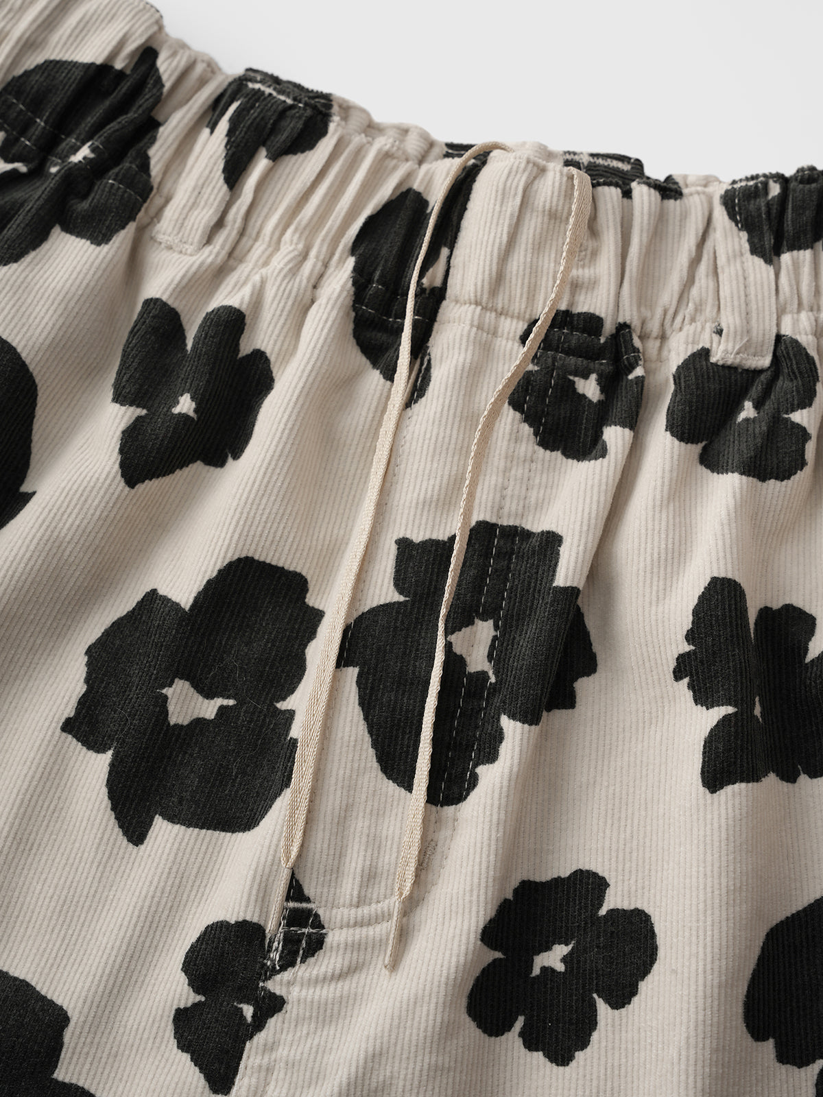 Garden Theory Flared Cargo Pants – Ivory Bloom
