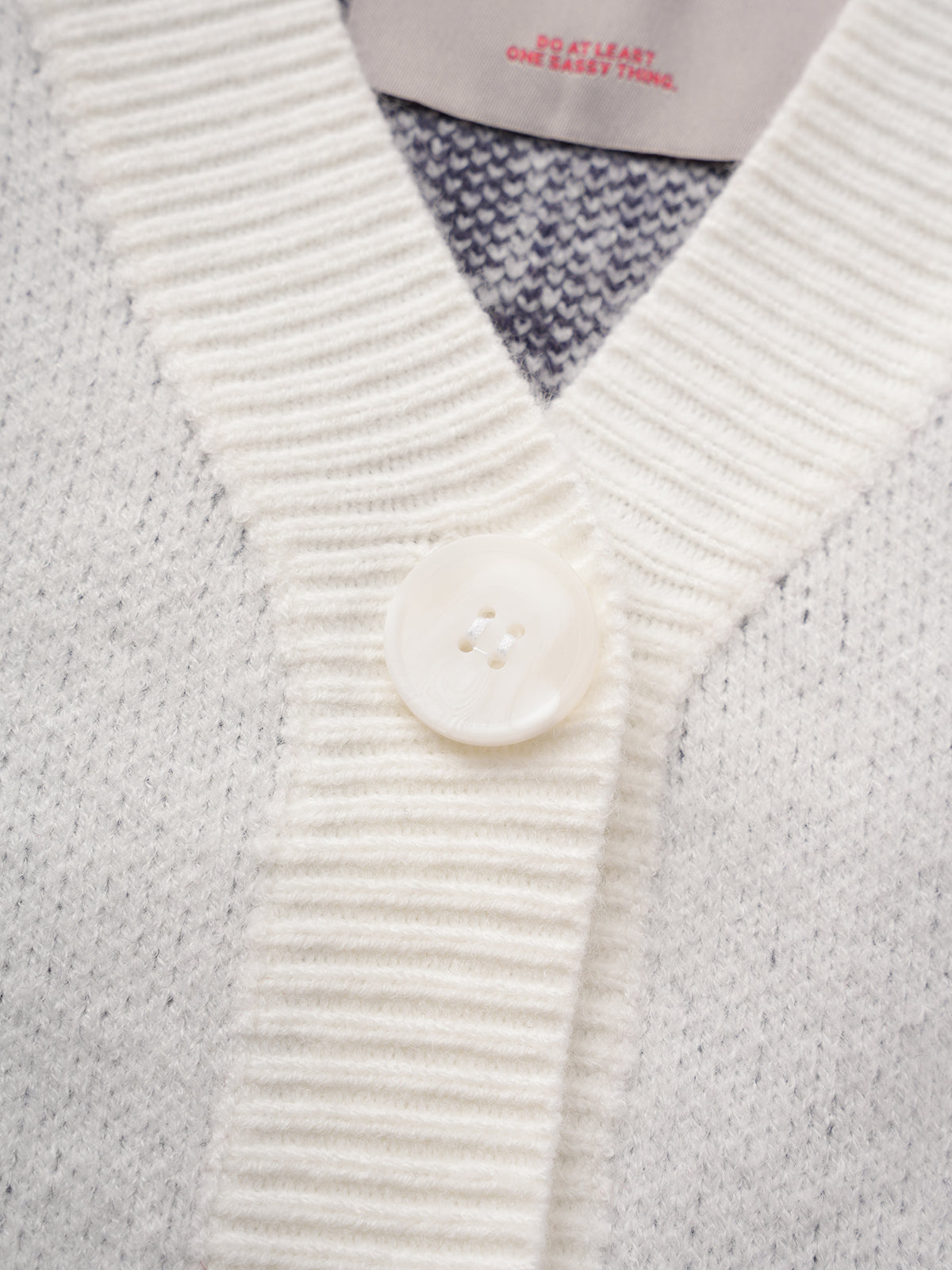 Easy Play Cardigan – Snow Indigo