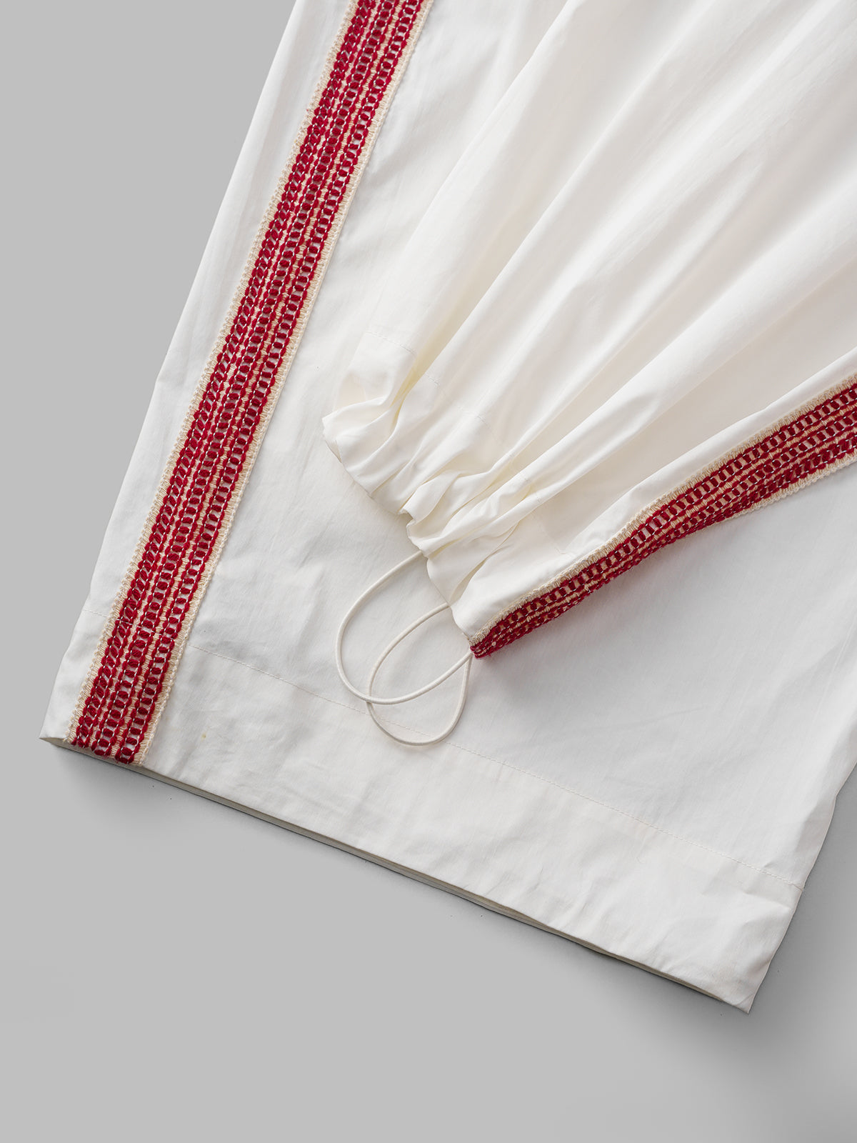 Clean Line Track Pants – Court White
