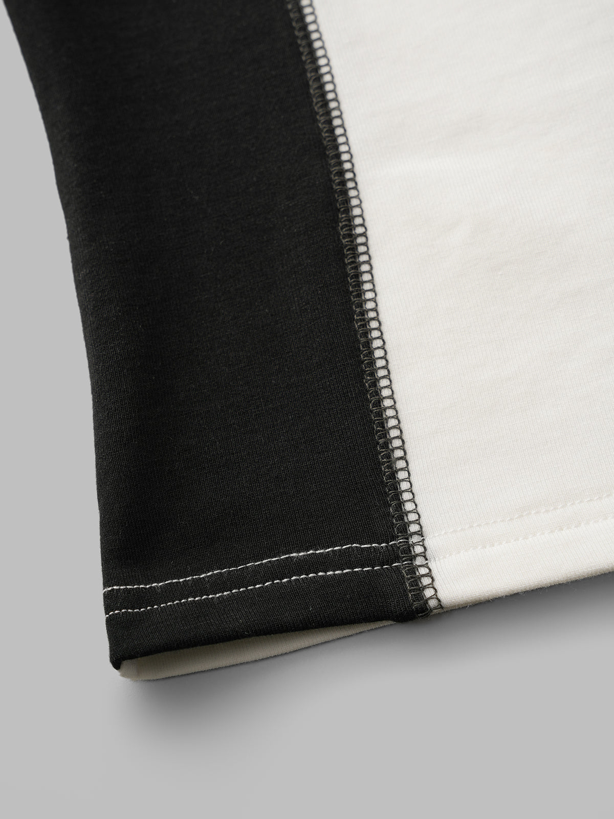 Fuel Script Sleeve Top – Cream Noir