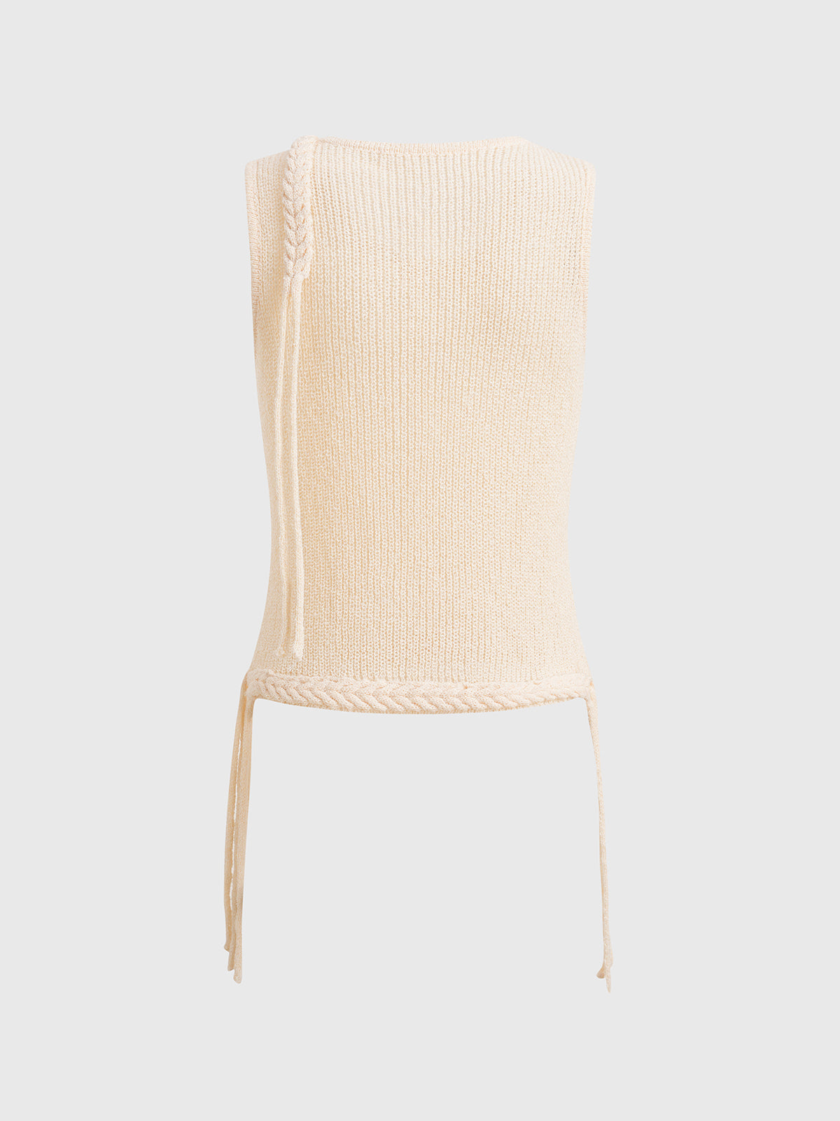 Desk to Date Knit Tank – Oat Beige