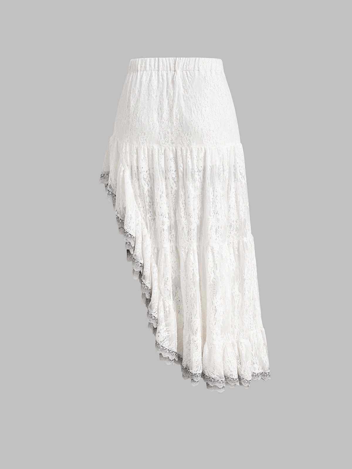 Broken Romance Lace Skirt – Ivory White