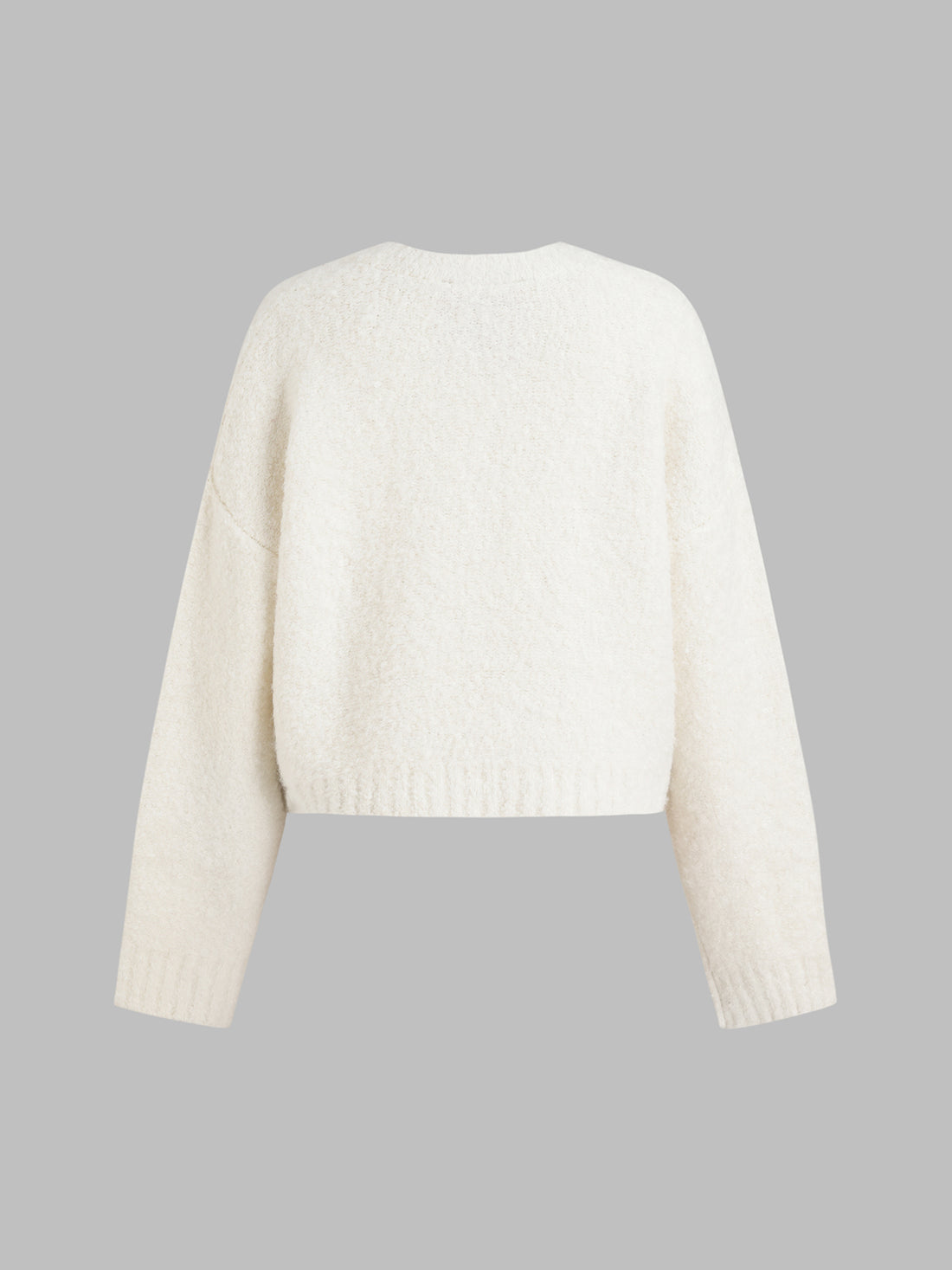 Petal Note Cardigan – Ivory Bloom