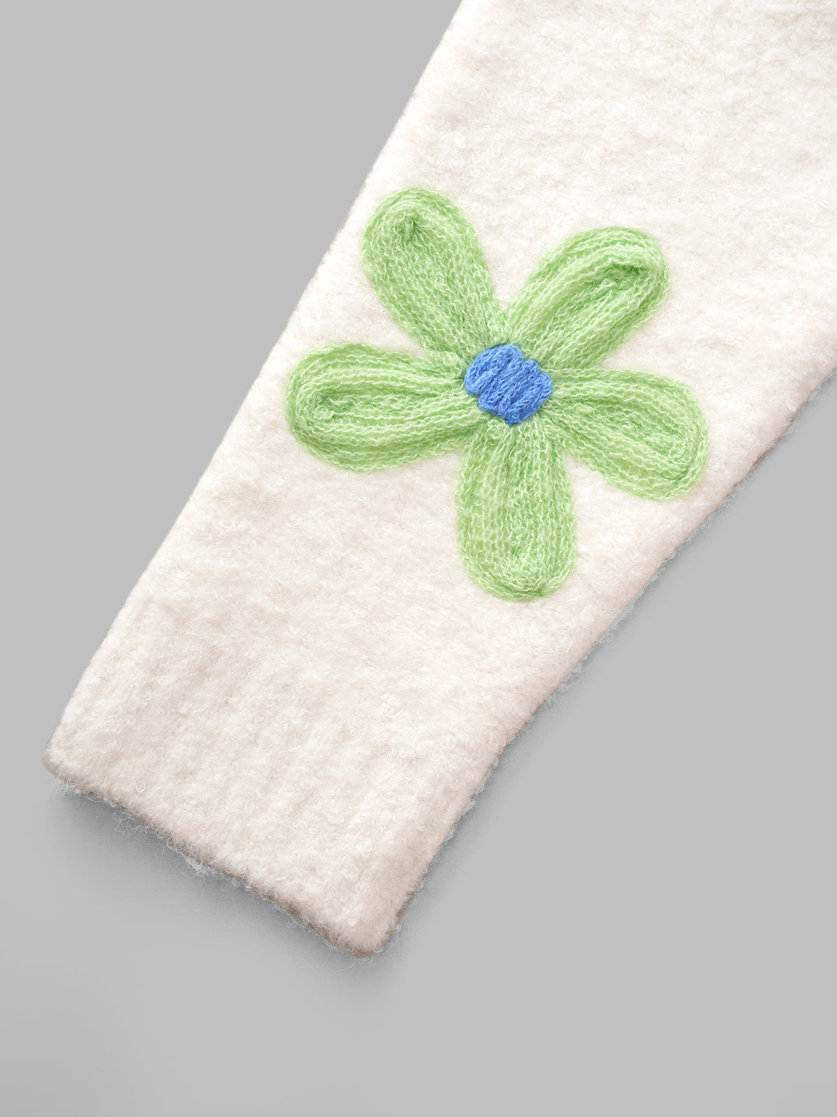 Petal Note Cardigan – Ivory Bloom