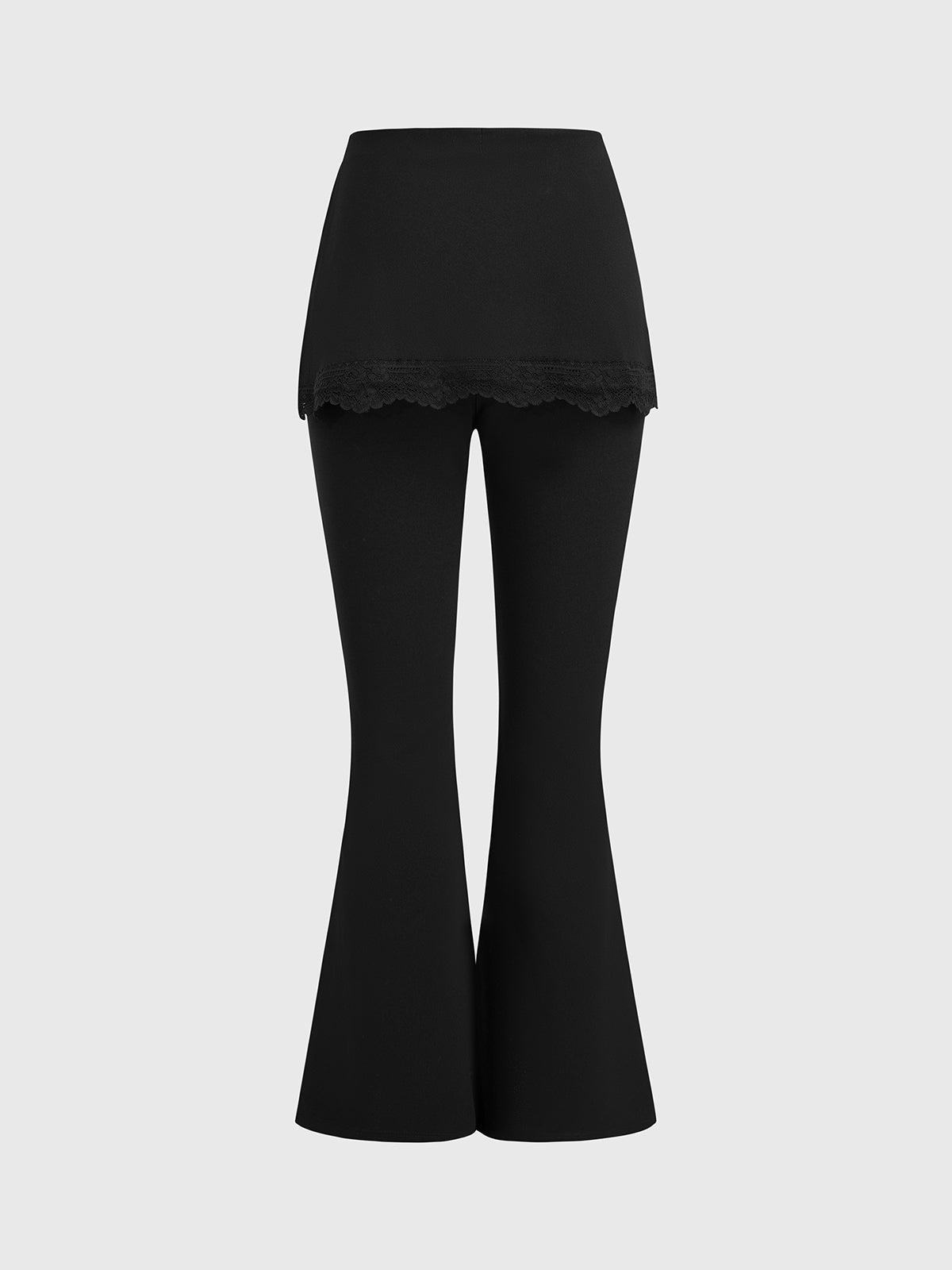 Swing Hem Flare Pants – Classic Black