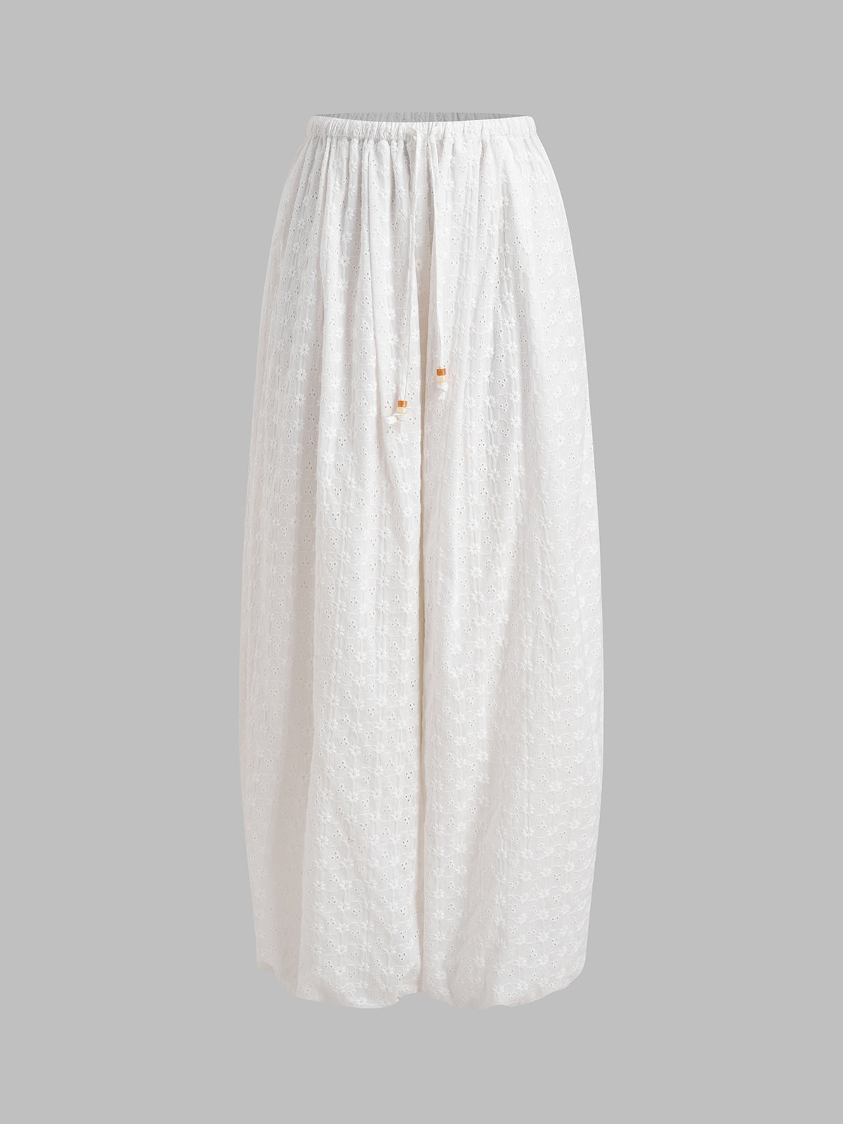 Cloud Cage Lantern Pants – Ivory White
