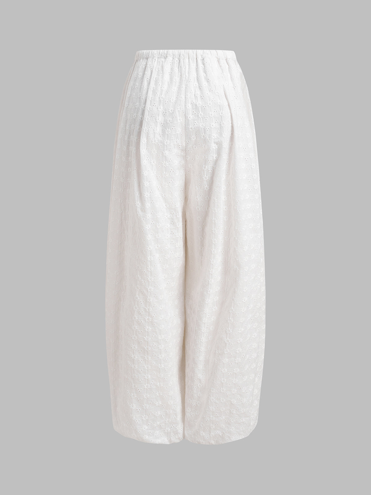 Cloud Cage Lantern Pants – Ivory White