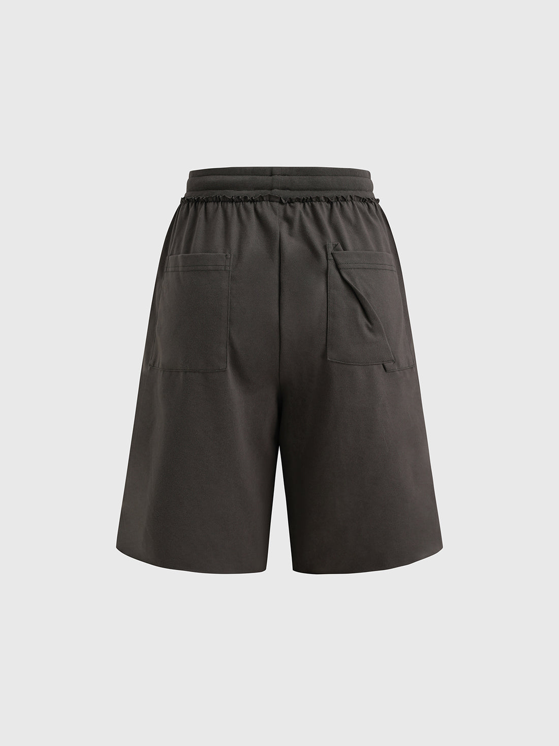 Fetch Me Later Graphic Midi Pants - Coal Black