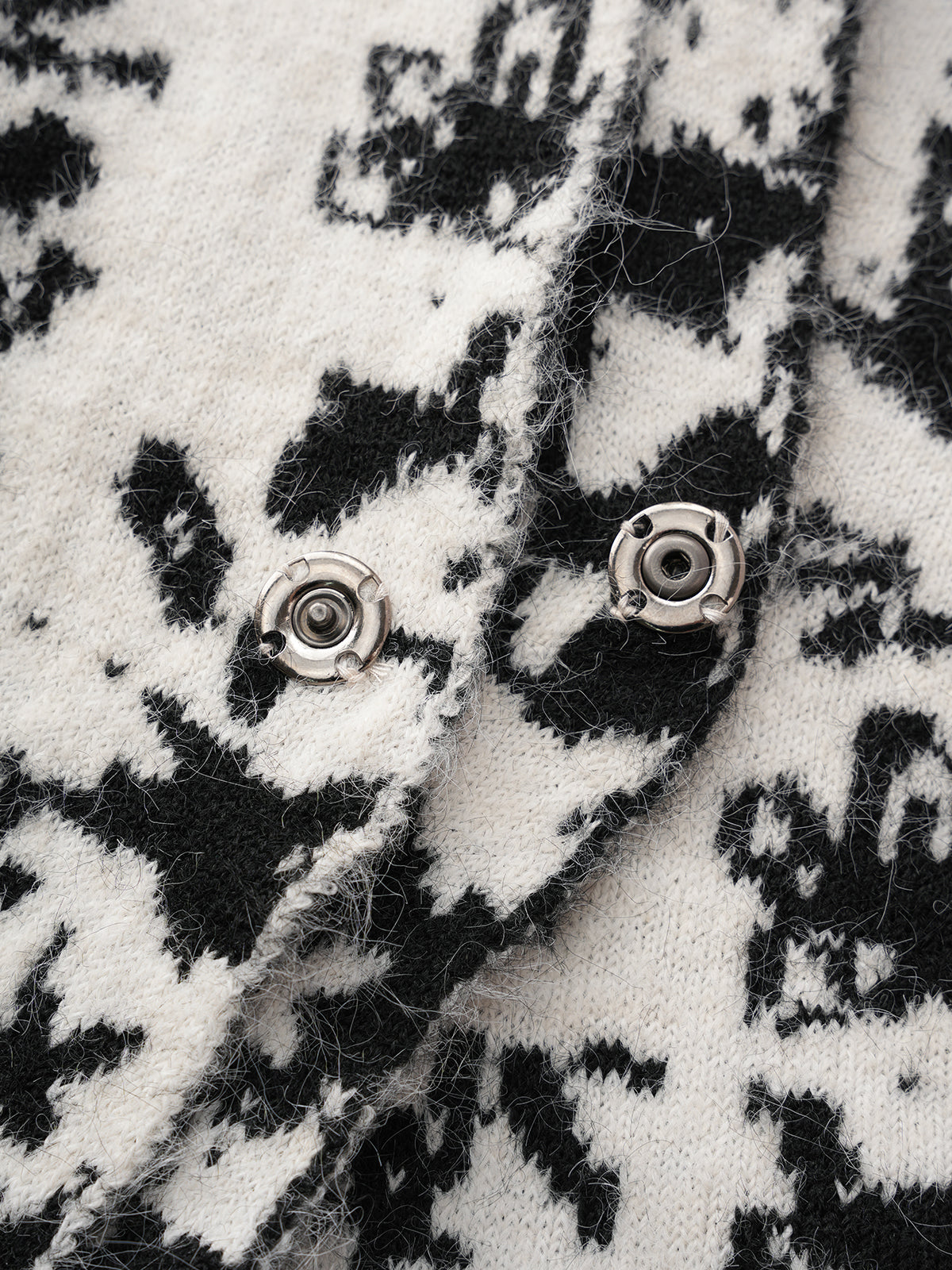 Talkative Texture Cardigan – Snow Ink