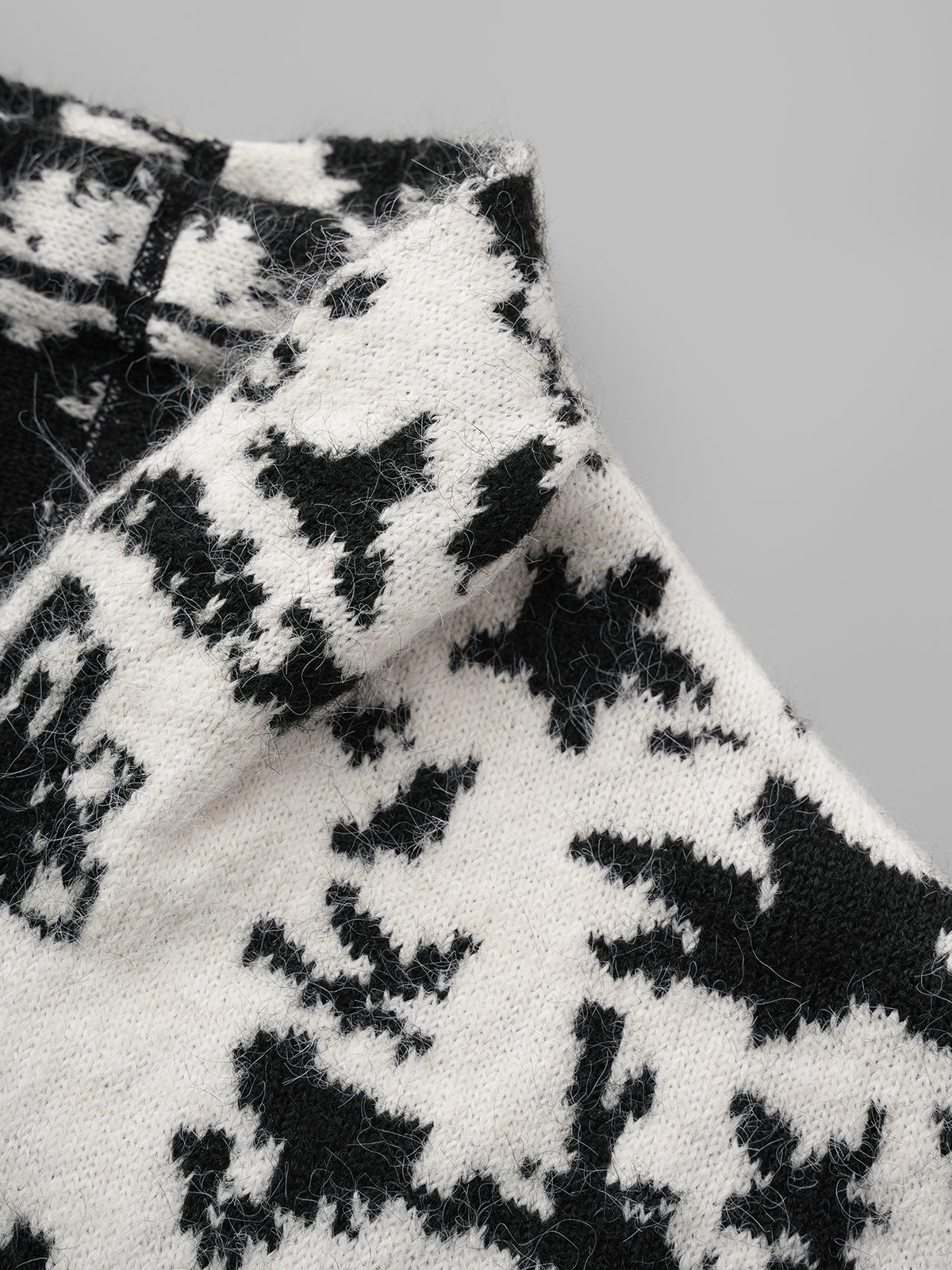 Talkative Texture Cardigan – Snow Ink