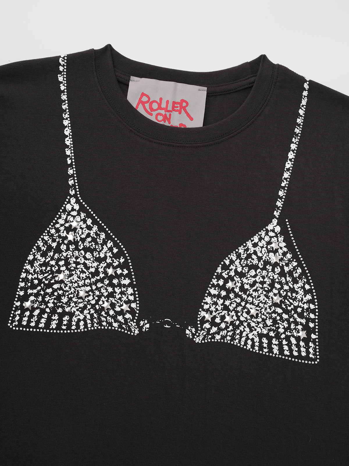 Quiet Spark Knit Sleeve Tee – Jet Black