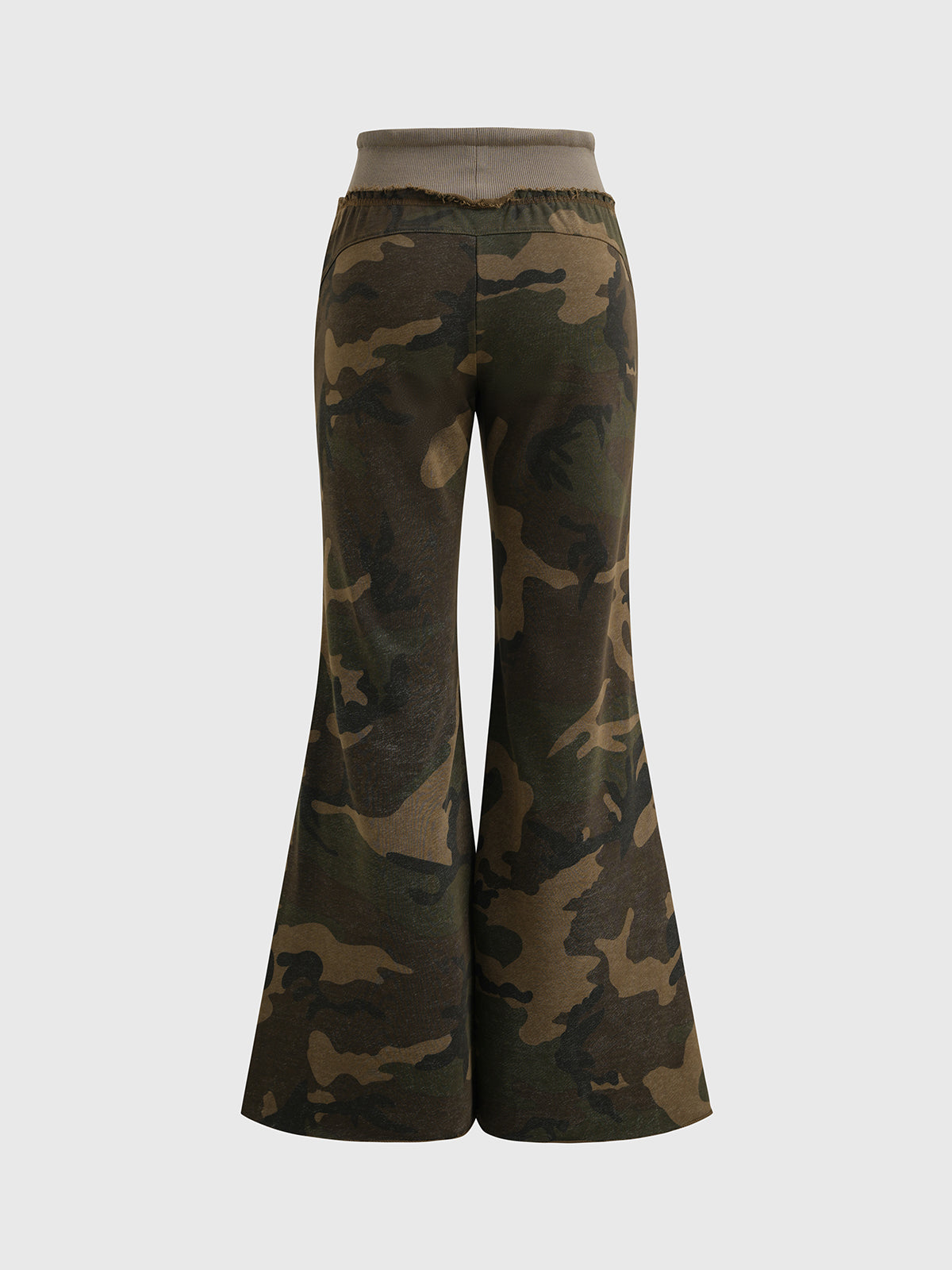 Ground Control Flared Pants – Camo Green