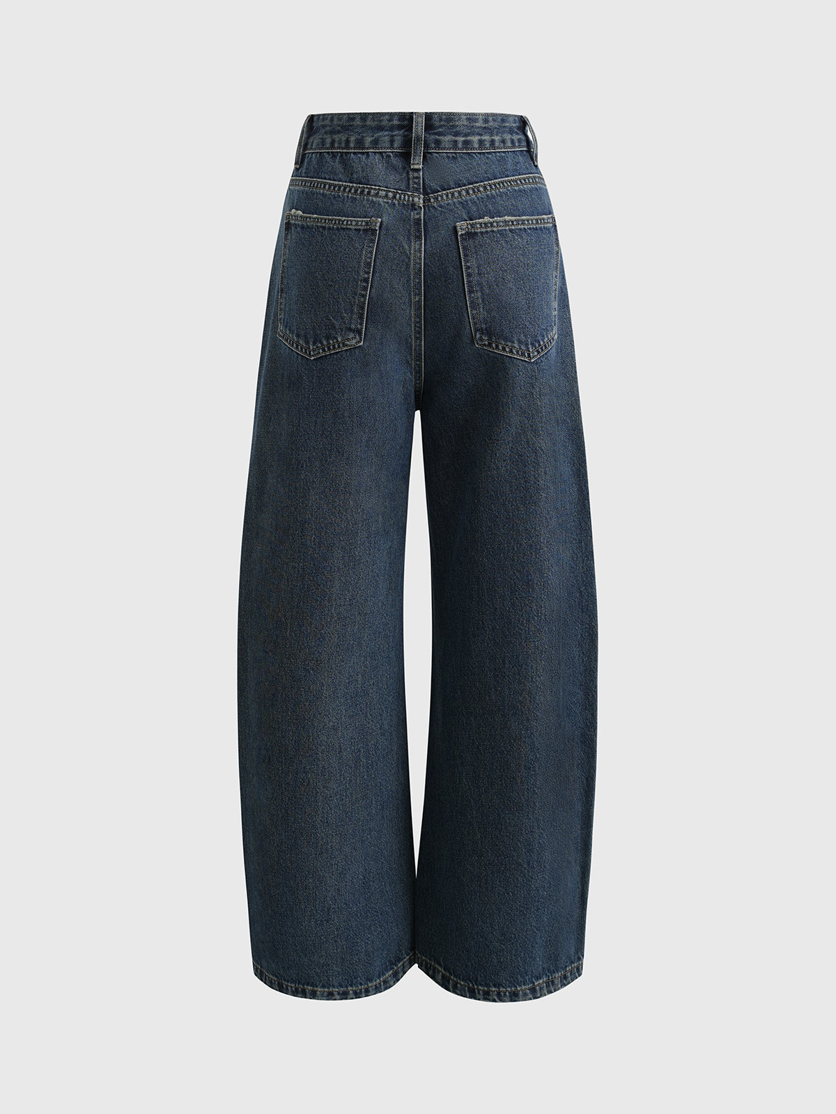 Contour Stitch Denim Pants – Deep Indigo