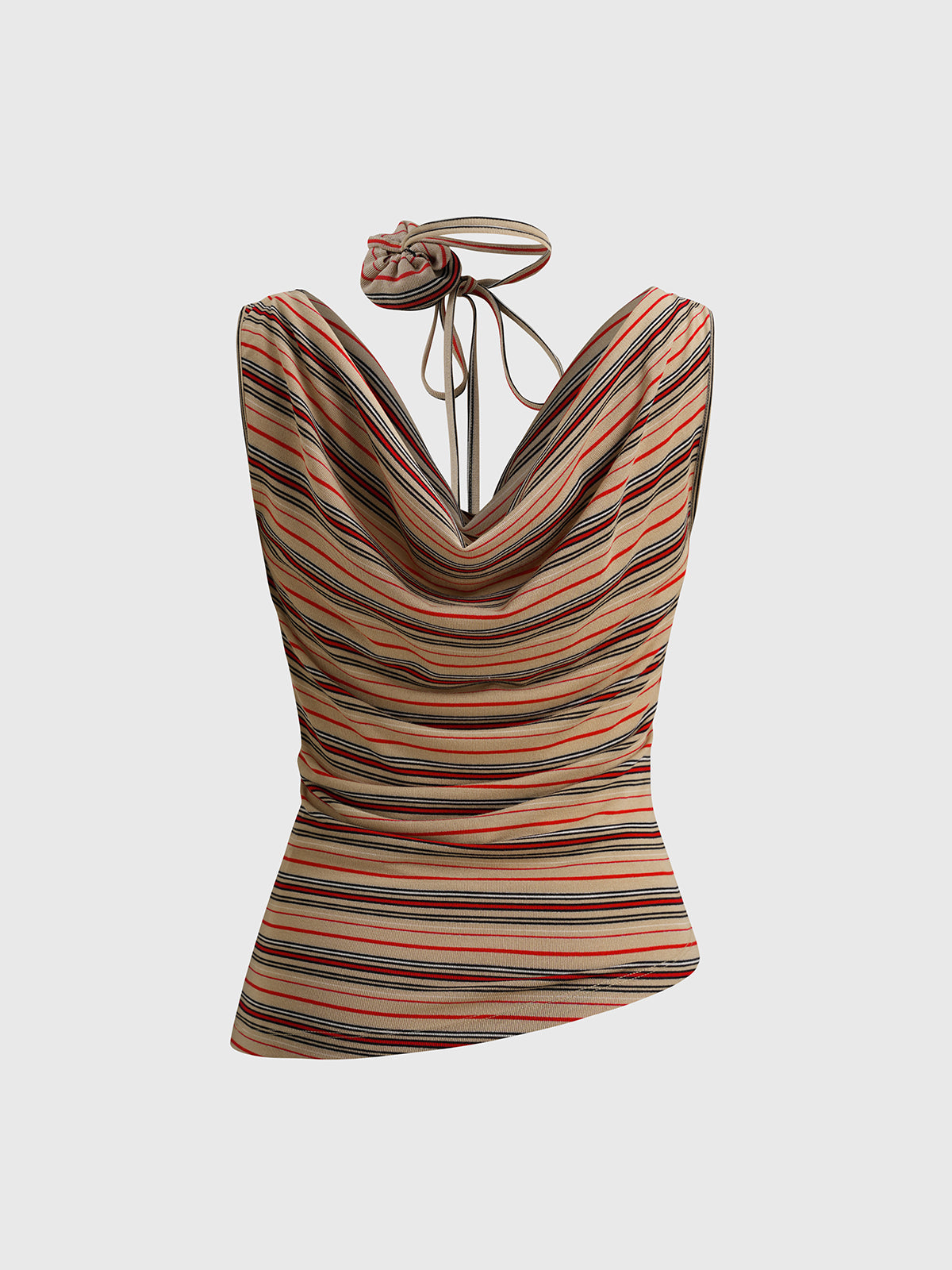 Rosie's Heat Line Stripe Tank – Rust Brown