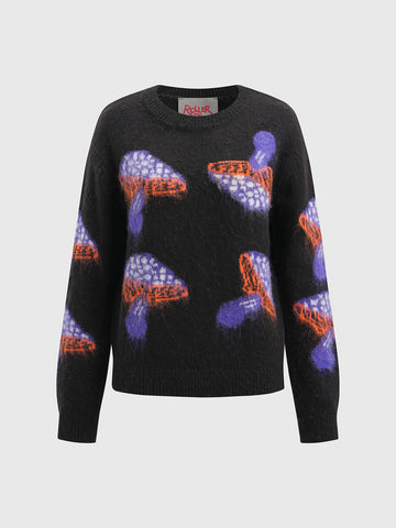 Midnight Snack Sweater – Black Multi