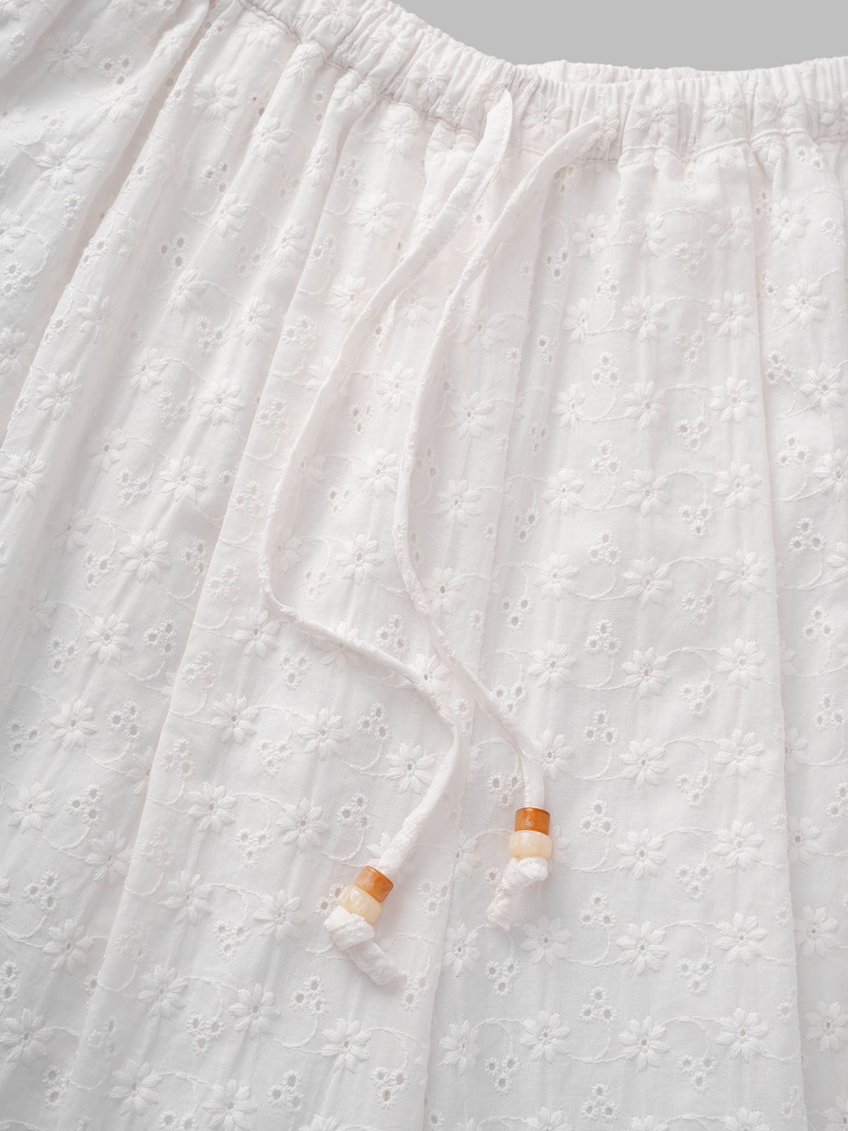 Cloud Cage Lantern Pants – Ivory White